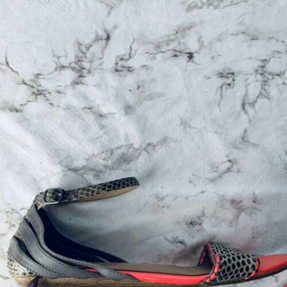 Ella Moss Karina Biscoti Neon Pink Sandals Sz 9 - Picture 3 of 4